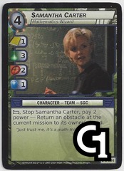 Samantha Carter, Mathematics Wizard - Foil